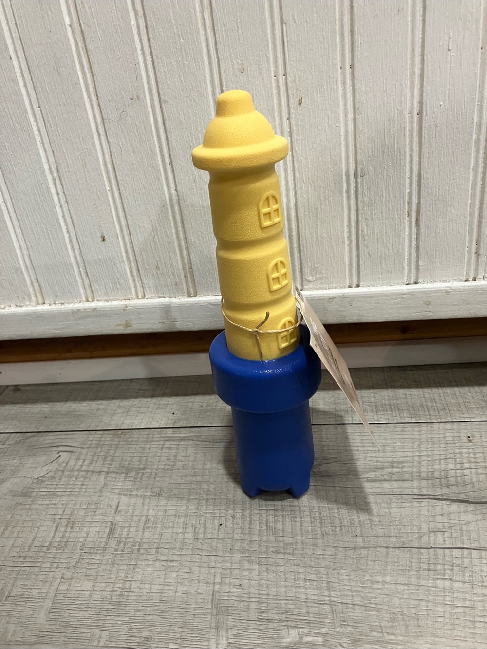 Stackable Lighthouse Building Toy - Yellow & Blue Creative Stacking Set